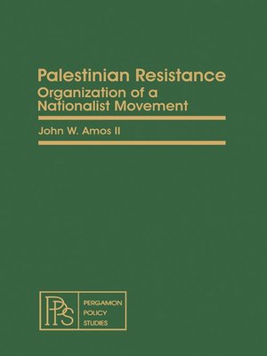 cover image of Palestinian Resistance